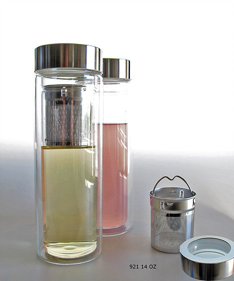 Double Wall Infuser with Stainless Lid - 14oz