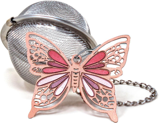 Mesh Tea Infuser with Butterfly Weight