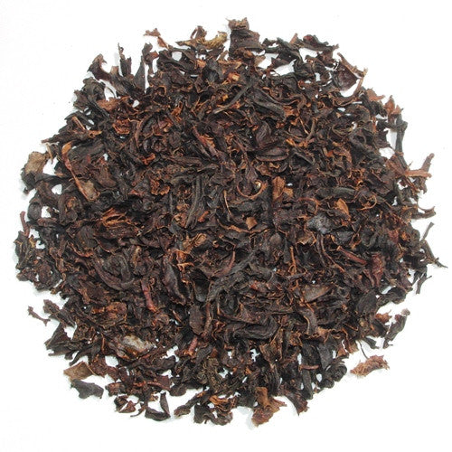 Decaf Earl Grey, reddish brown English Black Tea leaves